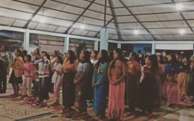 Pelayanan KKR di Desa Merek, Kab. Karo